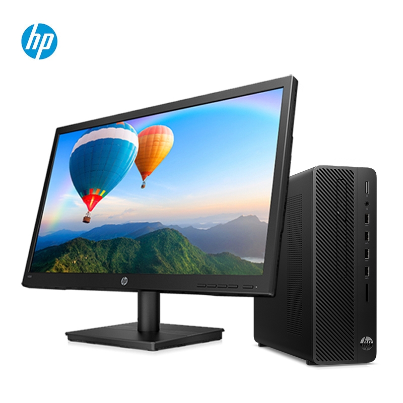 惠普（HP）280 Pro G4 SFF（i3-9100/4G/1TB/无光驱/集显） 21.5寸显示器 台式计算机
