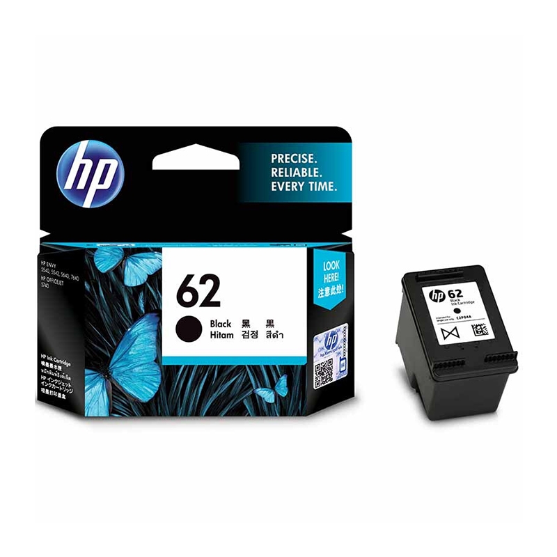 惠普（HP）C2P04AA （62）黑色墨盒 适用于HP OfficeJet 200 约200页